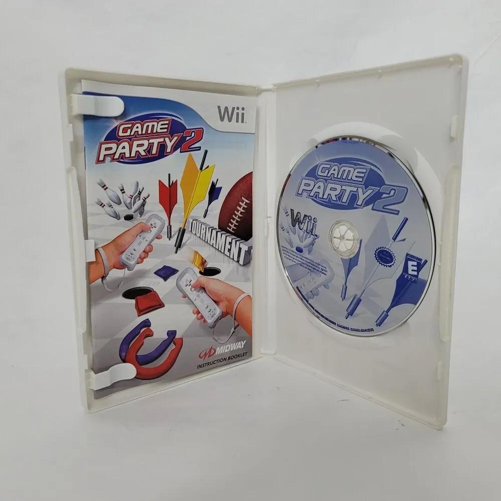 Game Party 2 (Nintendo Wii, 2008)‎ Complete With Manual
